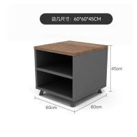 苏宁 金菲罗格 办公家具 接待会客木质茶几 600*60*45方茶几