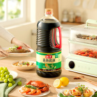 海天酱油蒸鱼豉油1.75L白灼清蒸炒菜
