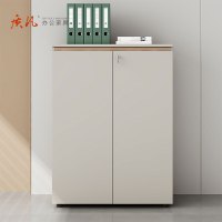 苏宁 质凡 办公家具 矮柜文件柜木质档案柜办公储物柜 800*400*1200mm