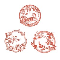 春和景明马年窗花静电贴马年新年装饰贴过年玻璃贴-春和景明·马年窗花