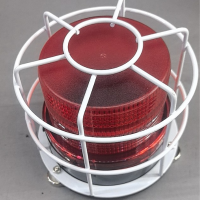 红色警示灯磁吸底座充电式带白色护罩防水防尘等级达到IP64 1个