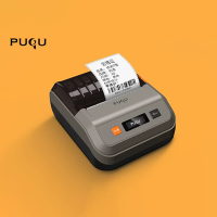 璞趣便携式小型蓝牙热敏标签机 TQ80[75mm大尺寸+带显示屏]+1卷60*40亚银