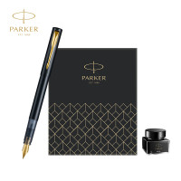 派克(PARKER)钢笔签字笔 威雅XL幻夜黑墨水笔 迷你墨水礼盒