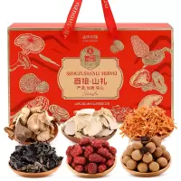 首祖 山珍干菌菇干货礼盒630g