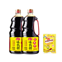 海天 调味品组合 味极鲜酱油1.28L×2瓶+招牌拌饭酱20g 调味品组合炒菜提鲜