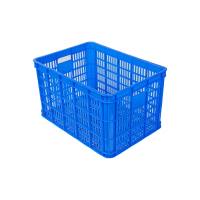 臻远ZY-SNXD-159塑料筐周转筐水果蔬菜收纳筐长方形货筐胶框 600*430*350