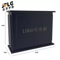 苏宁 金菲罗格 办公家具 可定制LOGO镀锌板花箱隔断种植箱 花箱60x30x60cm