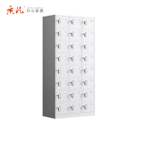 苏宁 质凡 办公家具 二十四门更衣柜储物柜带锁多门柜/ZF-GYG003/900*350*1800