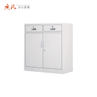 苏宁 质凡 办公家具 二斗矮柜储物柜带锁多门柜/ZF-WJG015/850*390*925