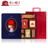 红帽子什锦曲奇(蓝色)礼盒168.6g