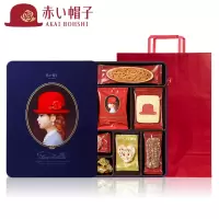 红帽子什锦曲奇(蓝色)礼盒168.6g