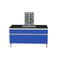 臻远 ZY-SYT-14 实验室 工作台化验室操作台化验桌 1.5米水槽台+滴水架