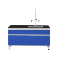臻远 ZY-SYT-16 实验室 工作台化验室操作台化验桌 1.5米右含水槽台