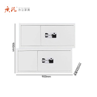 苏宁 质凡 办公家具 保密柜档案柜资料储物柜双节国保指纹锁/ZF-BMG082/900*430*900mm