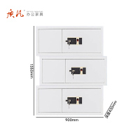 苏宁 质凡 办公家具 保密柜档案柜资料柜三节指纹密码锁/ZF-BMG084/900*430*1350mm