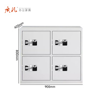 苏宁 质凡 办公家具 四门并排款保密柜国保指纹锁/ZF-BMG128/900*420*800mm