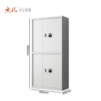 苏宁 质凡 办公家具 通双节带斗保密柜国保指纹锁/ZF-BMG163/900*420*1850mm/厚度1.0mm