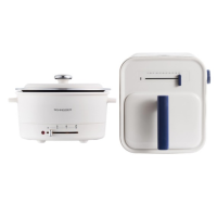 SCHNEIDER(施耐德)电火锅SWK-XNL17+ 施耐德空气炸锅SWK-XZL01 5L(600元)