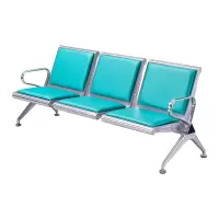 中豫鑫泽 ZYXZ5021025 连排椅机场椅公共座椅长椅等候椅 三人位绿色坐垫