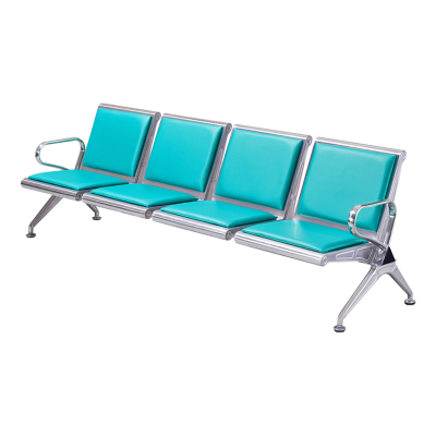 中豫鑫泽 ZYXZ5021026 连排椅机场椅公共座椅长椅等候椅 四人位绿色坐垫
