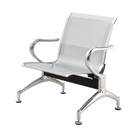 中豫鑫泽 ZYXZ5021028 连排椅机场椅公共座椅长椅等候椅 单人位银灰色