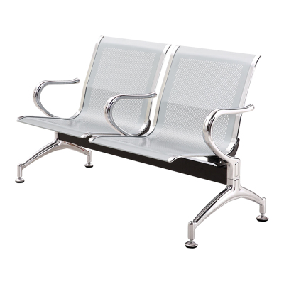 中豫鑫泽 ZYXZ5021029 连排椅机场椅公共座椅长椅等候椅 二人位银灰色