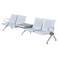 中豫鑫泽 ZYXZ5021036 连排椅机场椅公共座椅长椅等候椅 四人位加茶几