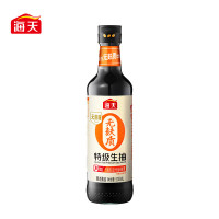 海天 500ml*1瓶 酱油 无麸质系列 生抽酱油[0添加特级酱油] 炒菜凉拌调味