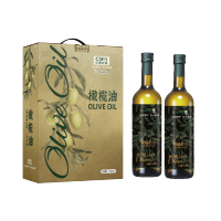 中垦飨味堂 纯正橄榄油礼盒 750ML*2/盒