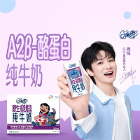 伊利 原生纯牛奶 12*195ml*2提