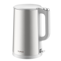 苏泊尔(SUPOR)电热水壶2.2L大容量电水壶烧水壶开水壶316不锈钢内胆煮水壶暖水壶彩钢机身 双盖设计 SW-22S