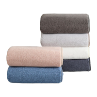 洁丽雅(Grace)A类毛巾6条 加厚雪花绒吸水男女情侣洗脸洗澡家用干发大面巾 92G