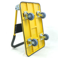 冰禹静音万向轮加厚手推车家用多功能储物购物车大容量可折叠设计