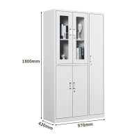 汇云星简易衣柜809WJG01030009 五门 灰白色