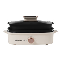 先锋SINGFUN智能无极多档电火锅YF-808X 4升大容量机械控温轻便易携