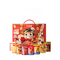 王小卤 卤味零食大礼包国民卤味1107g 410*120*290mm