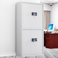 鑫金虎(XIN JIN HU)保密柜文件柜钢制带锁储物柜办公柜档案柜铁皮柜通双节电子锁带抽