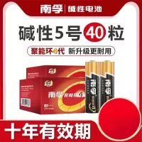 南孚电池聚能环5号4代 碱性电池 40粒起 空调遥控器/无线鼠标/挂钟/燃气表/电子秤 5号 [40粒]