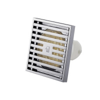 潜水艇(Submarine)TK50-10地漏铜镀铬镜面防臭地漏淋浴大排量四防地漏50管径