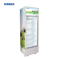 星星(XINGX)LSC-308FDM-TY乳品柜 展示柜 饮料柜 冷藏柜 商用立式冷柜 玻璃门 超市大容量冰箱