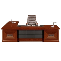 大央班台/办公桌B-07321P 3200W*1200D*760H 办公桌员工位单人办公桌组合简约现代办公室老板桌子