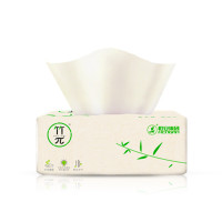 心相印DT100(箱装) 心相印竹π三层塑装纸面巾100抽21包装