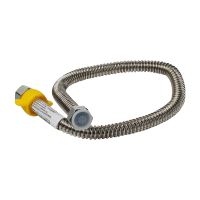 联塑不锈钢波纹管304家用加厚高压防爆水管热水器进水管波纹管 不锈钢波纹管-60cm