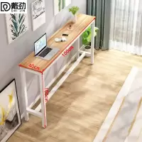 戴劲家用吧台奶茶店高脚桌靠墙商用长条桌酒吧台桌椅组合100*40*100单桌