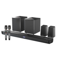 山水(SANSUI) 5.1声道家用K歌客厅电视落地式大音响组合套装蓝牙立体音效99E[11.2.4杜比全景声旗舰版]