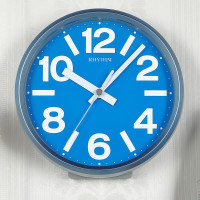 RHYTHM 丽声日本丽声挂钟 客厅卧室简约钟表装饰创意家用座挂一体石英钟 CMG890GR04