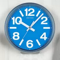 RHYTHM 丽声日本丽声挂钟 客厅卧室简约钟表装饰创意家用座挂一体石英钟 CMG890GR04