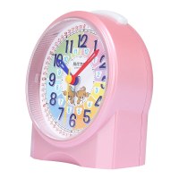 丽声(RHYTHM)电子闹钟钟表桌面床头摆件儿童礼物 学生款蓝色 CRE827NR04 10厘米