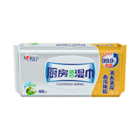 心相印厨房清洁系列40片装湿巾*3包XJB040