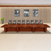 大央会议桌H-82C50 5000W*1800D*760H办公家具会议桌长方形大型长桌简约现代会议室洽谈桌